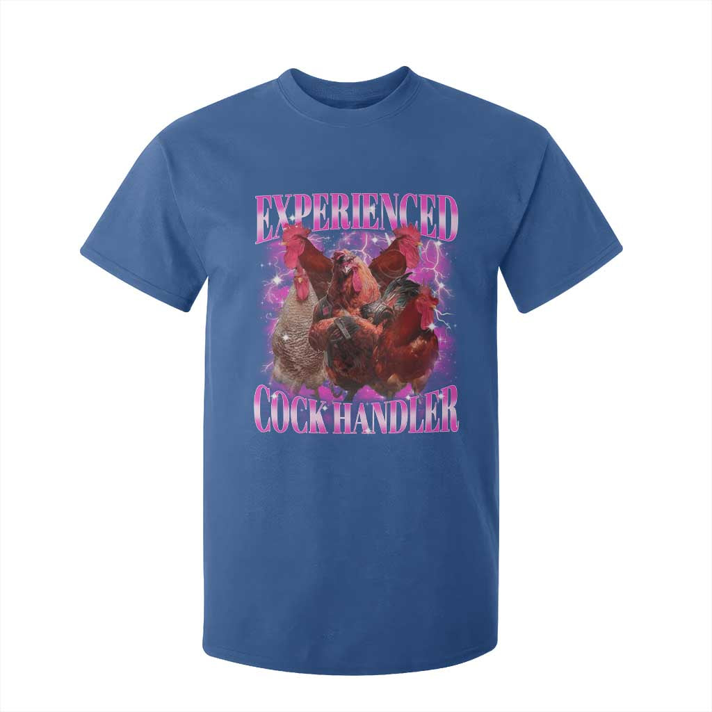 Embarrassing Adult Humor Experienced Cock Handler Inappropriate T Shirt For Kid TS10 Royal Blue Print Your Wear