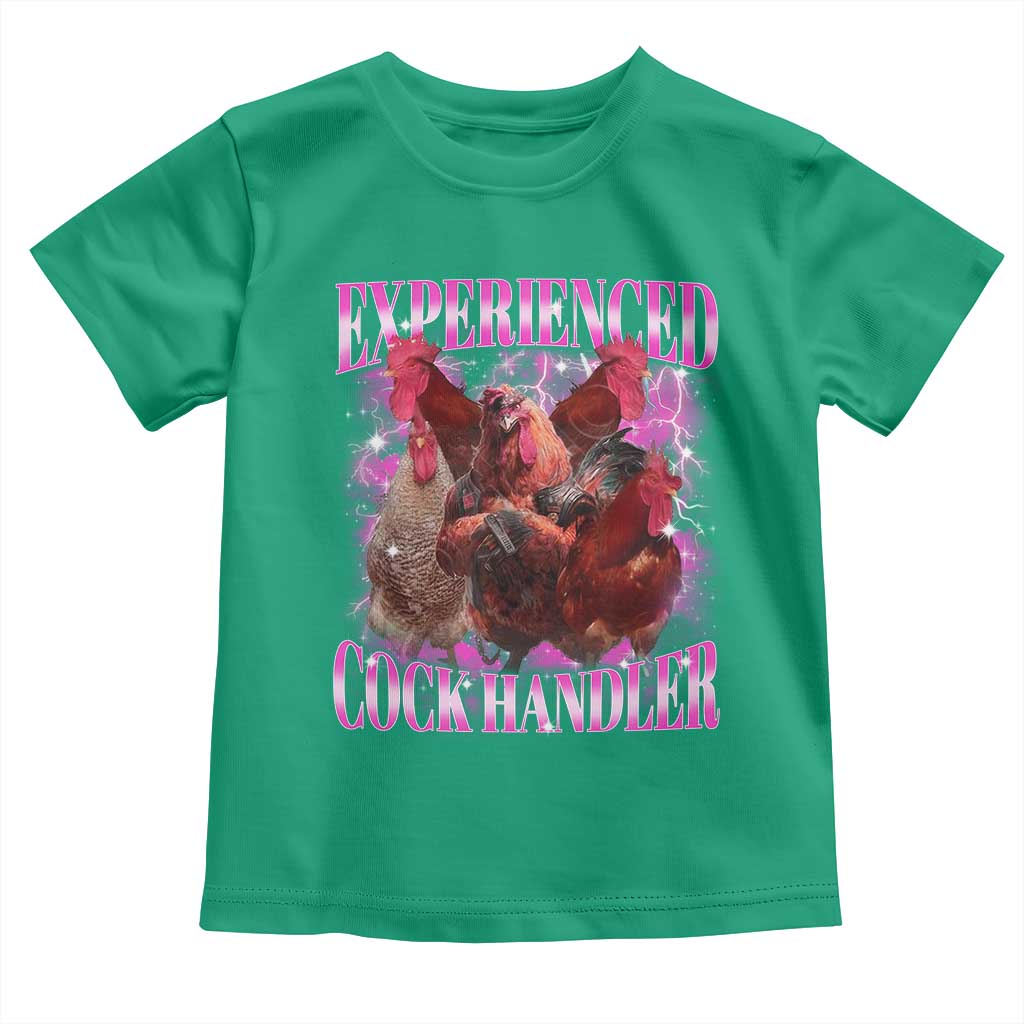 Embarrassing Adult Humor Experienced Cock Handler Inappropriate Toddler T Shirt TS10 Irish Green Print Your Wear