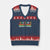 Juneteenth V-Neck Knit Sweater Vest Black History Culture Excellence Respect Retro Vintage TS10 Navy Red Print Your Wear