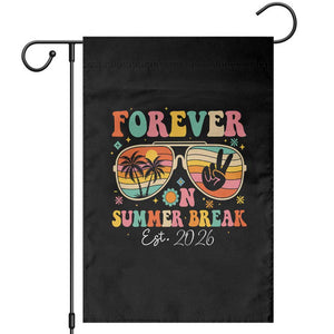 Retired Teacher Gift Garden Flag Forever On Summer Break Retirement 2026 TS10 Black Print Your Wear