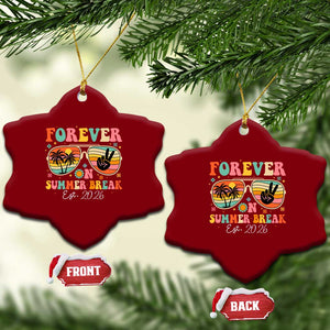 Retired Teacher Gift Ceramic Ornament Forever On Summer Break Retirement 2026 TS10 Print Your Wear