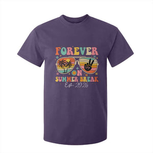 Retired Teacher Gift T Shirt For Kid Forever On Summer Break Retirement 2026 TS10 Purple Print Your Wear