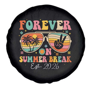 Retired Teacher Gift Spare Tire Cover Forever On Summer Break Retirement 2026 TS10 Print Your Wear