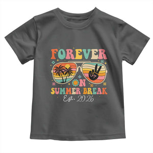 Retired Teacher Gift Toddler T Shirt Forever On Summer Break Retirement 2026 TS10 Dark Heather Print Your Wear