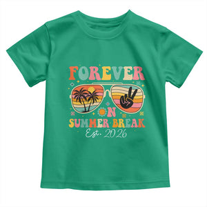 Retired Teacher Gift Toddler T Shirt Forever On Summer Break Retirement 2026 TS10 Irish Green Print Your Wear