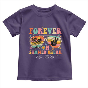Retired Teacher Gift Toddler T Shirt Forever On Summer Break Retirement 2026 TS10 Purple Print Your Wear