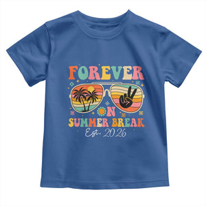 Retired Teacher Gift Toddler T Shirt Forever On Summer Break Retirement 2026 TS10 Royal Blue Print Your Wear