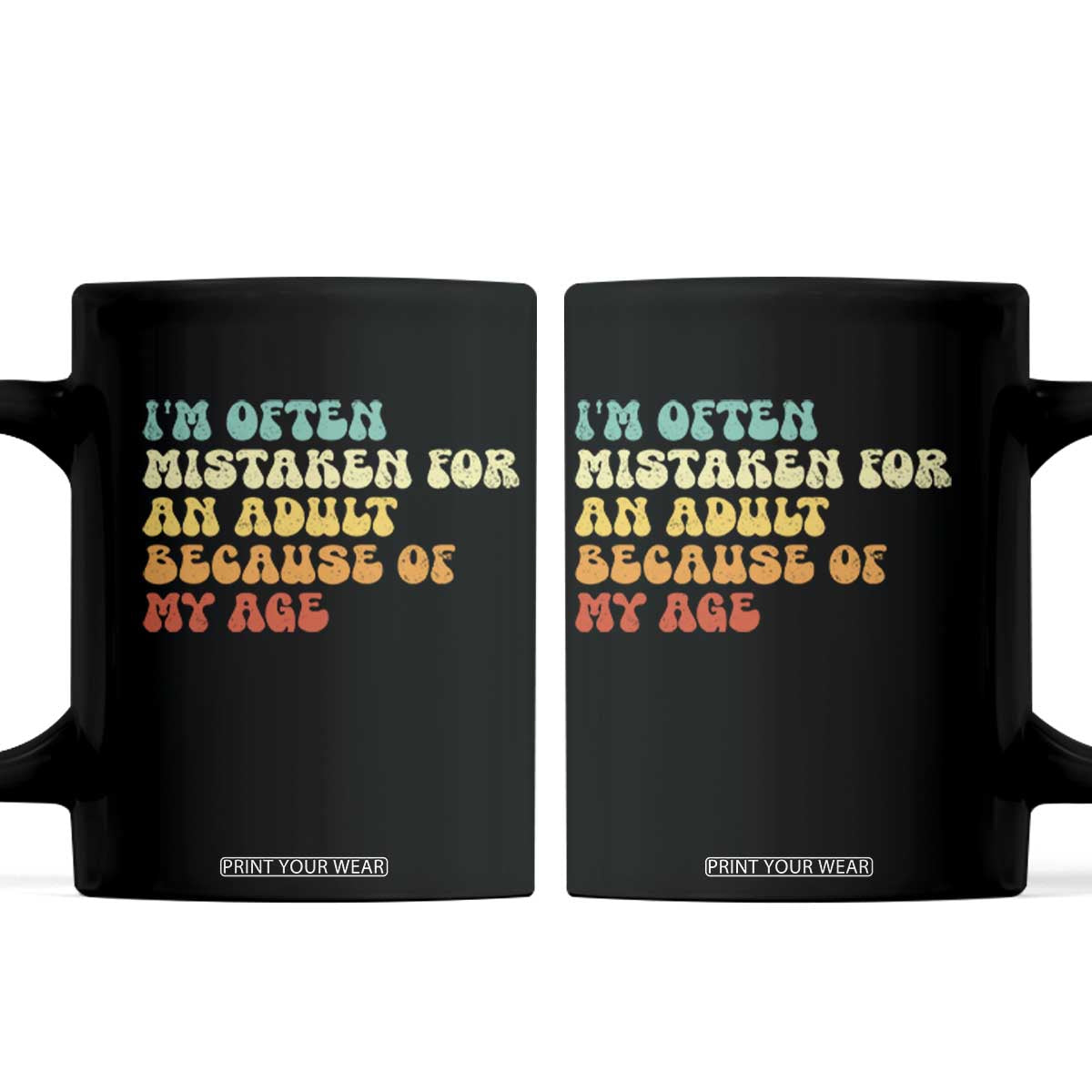 Im Often Mistaken For An Adult Because Of My Age Coffee Mug Sarcastic Quote Funny Saying Old Guys Birthday Gifts