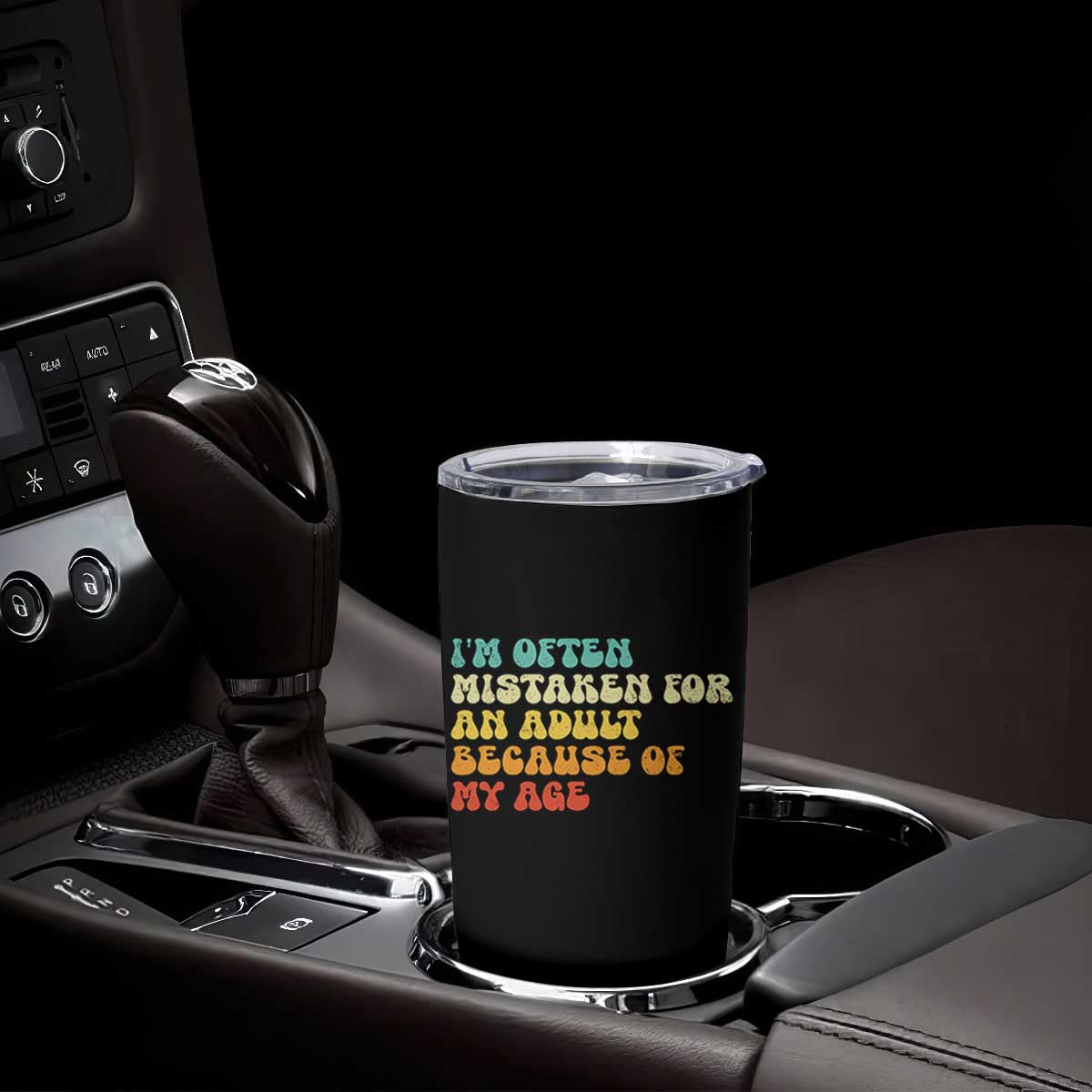Im Often Mistaken For An Adult Because Of My Age Tumbler Cup Sarcastic Quote Funny Saying Old Guys Birthday Gifts