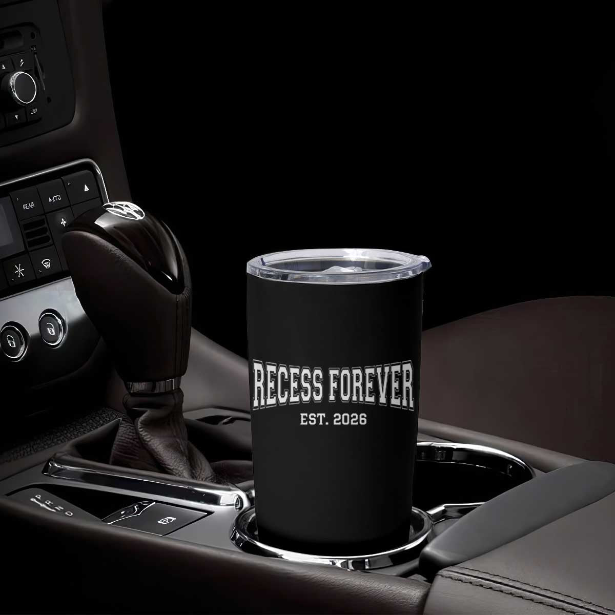 Retired Teacher Tumbler Cup Retro Varsity Vintage Recess Forever Retirement 2026 TS10 Print Your Wear
