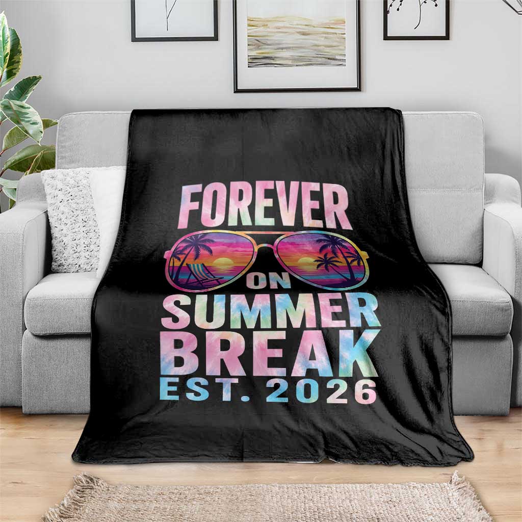 Retired Teacher Throw Blanket Forever On Summer Break Retirement 2026 TS10 Print Your Wear