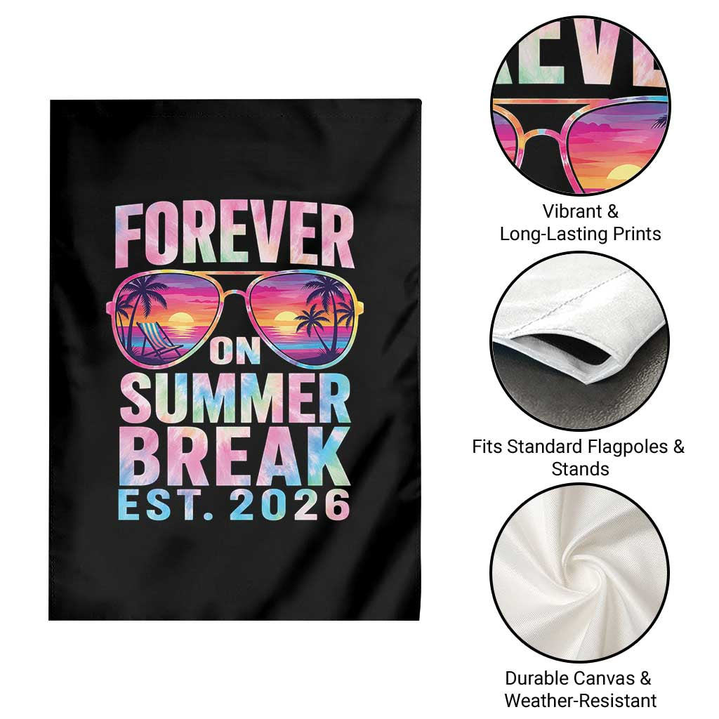 Retired Teacher Garden Flag Forever On Summer Break Retirement 2026 TS10 Print Your Wear
