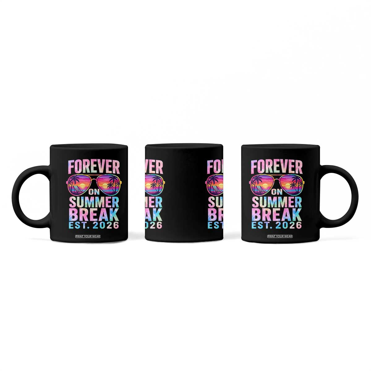 Retired Teacher Coffee Mug Forever On Summer Break Retirement 2026 TS10 Print Your Wear