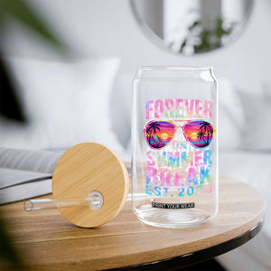 Retired Teacher Glass Can Forever On Summer Break Retirement 2026 TS10 Print Your Wear
