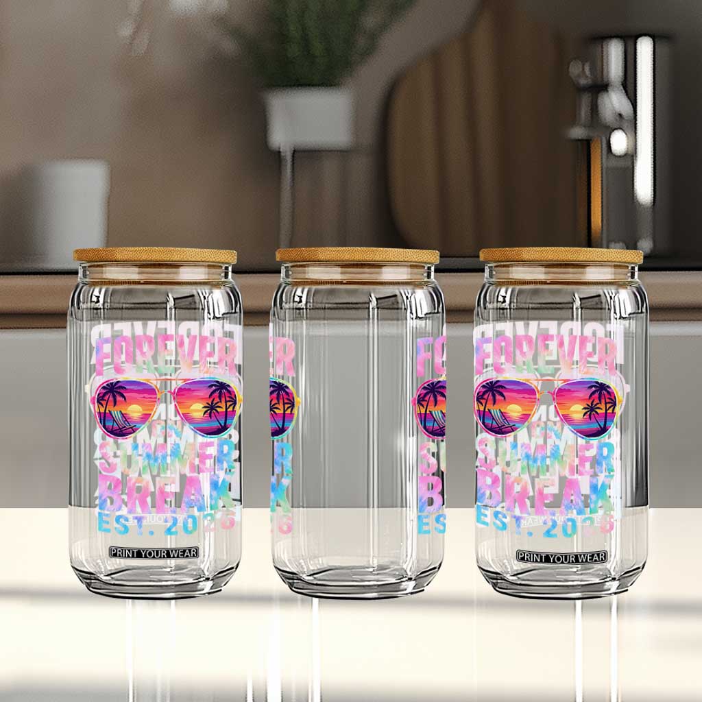 Retired Teacher Glass Can Forever On Summer Break Retirement 2026 TS10 Print Your Wear