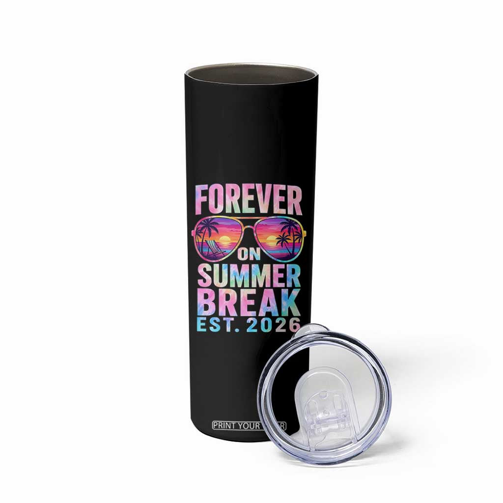 Retired Teacher Skinny Tumbler Forever On Summer Break Retirement 2026 TS10 Print Your Wear