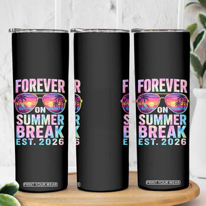 Retired Teacher Skinny Tumbler Forever On Summer Break Retirement 2026 TS10 Print Your Wear