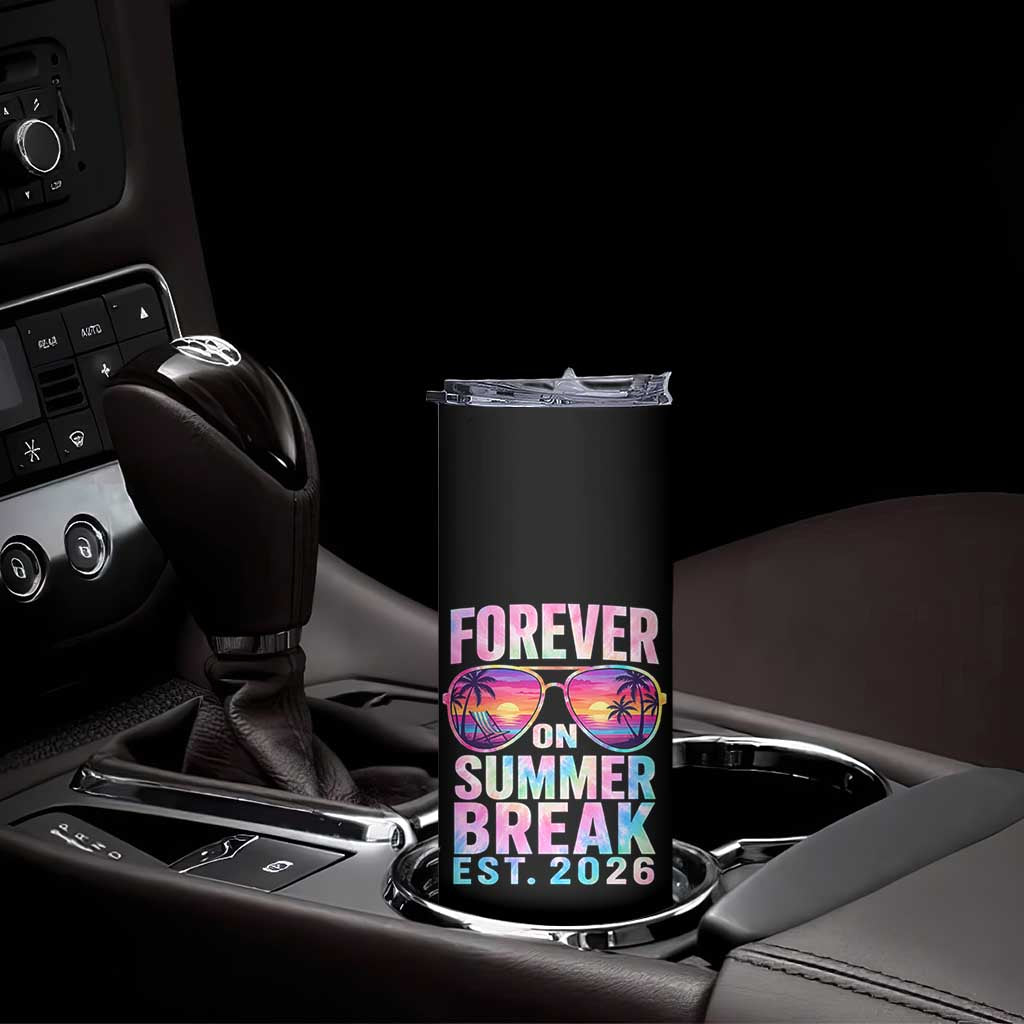 Retired Teacher Skinny Tumbler Forever On Summer Break Retirement 2026 TS10 Print Your Wear