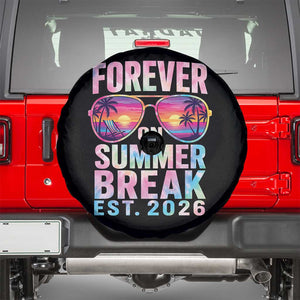 Retired Teacher Spare Tire Cover Forever On Summer Break Retirement 2026 TS10 Black Print Your Wear