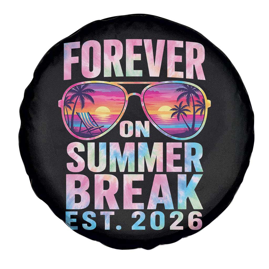 Retired Teacher Spare Tire Cover Forever On Summer Break Retirement 2026 TS10 Print Your Wear