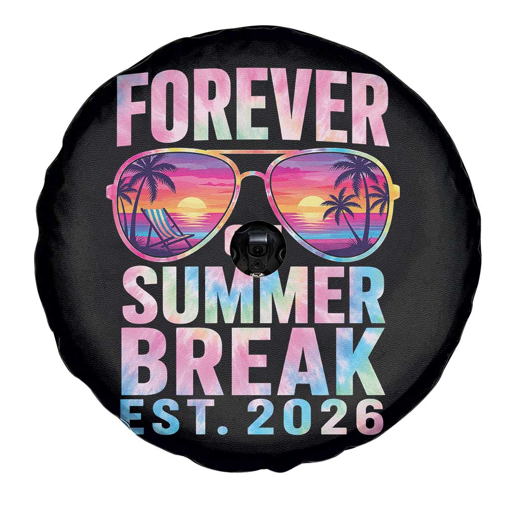Retired Teacher Spare Tire Cover Forever On Summer Break Retirement 2026 TS10 Print Your Wear