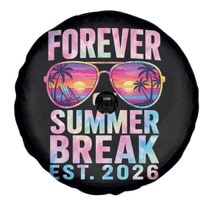 Retired Teacher Spare Tire Cover Forever On Summer Break Retirement 2026 TS10 Print Your Wear