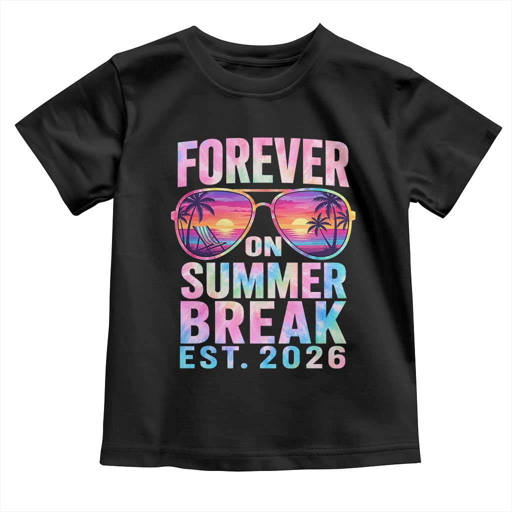 Retired Teacher Toddler T Shirt Forever On Summer Break Retirement 2026 TS10 Black Print Your Wear