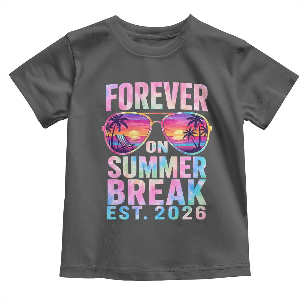 Retired Teacher Toddler T Shirt Forever On Summer Break Retirement 2026 TS10 Dark Heather Print Your Wear