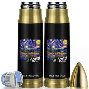 Let it Gogh Funny Vincent Van Gogh Starry Night Bullet Tumbler
