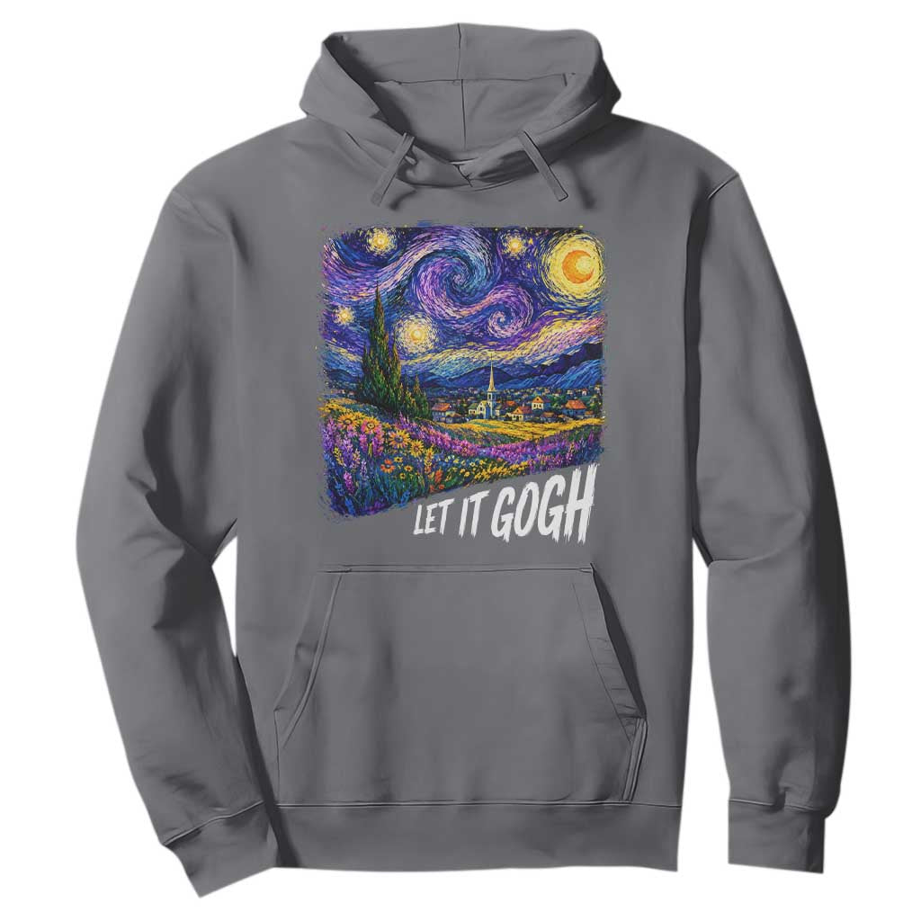Let it Gogh Funny Vincent Van Gogh Starry Night Hoodie