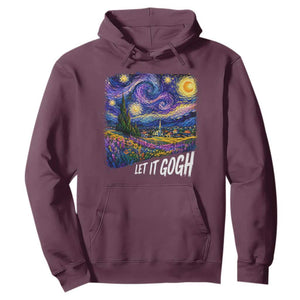Let it Gogh Funny Vincent Van Gogh Starry Night Hoodie