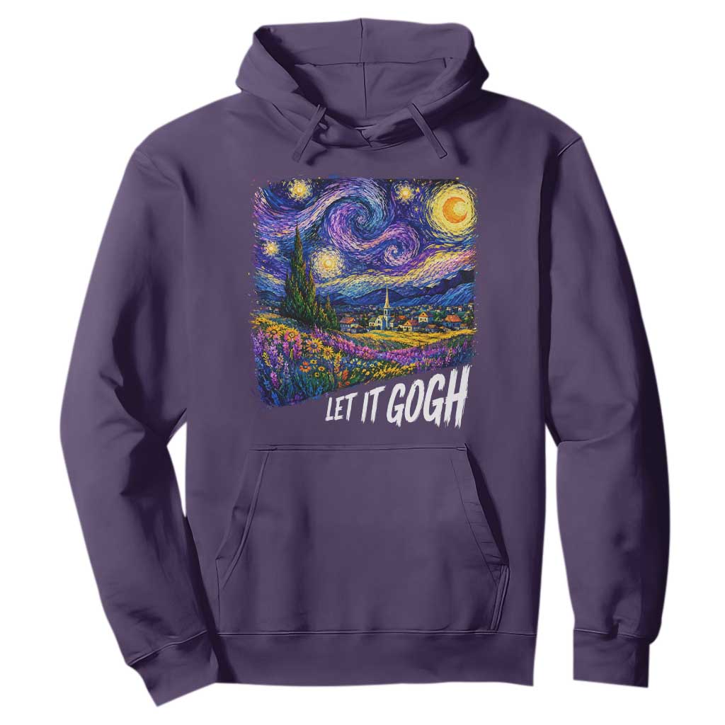 Let it Gogh Funny Vincent Van Gogh Starry Night Hoodie