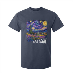 Let it Gogh Funny Vincent Van Gogh Starry Night T Shirt For Kid