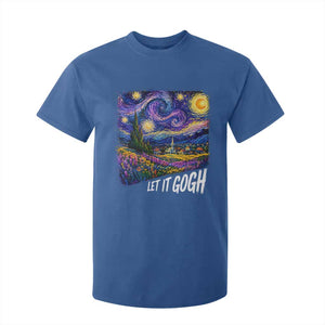 Let it Gogh Funny Vincent Van Gogh Starry Night T Shirt For Kid
