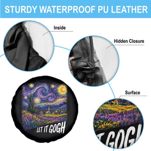 Let it Gogh Funny Vincent Van Gogh Starry Night Spare Tire Cover
