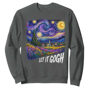 Let it Gogh Funny Vincent Van Gogh Starry Night Sweatshirt
