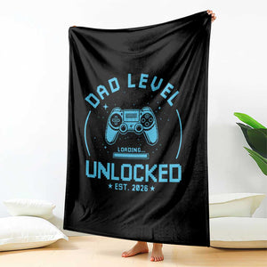 Promoted to Dad 2026 Throw Blanket New Dad Gifts for First Time Daddy Fathers Day TS10 Print Your Wear
