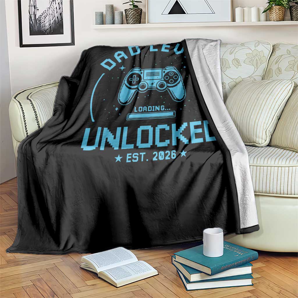 Promoted to Dad 2026 Throw Blanket New Dad Gifts for First Time Daddy Fathers Day TS10 Print Your Wear