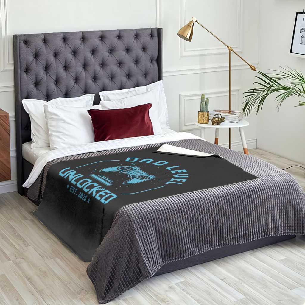 Promoted to Dad 2026 Throw Blanket New Dad Gifts for First Time Daddy Fathers Day TS10 Print Your Wear