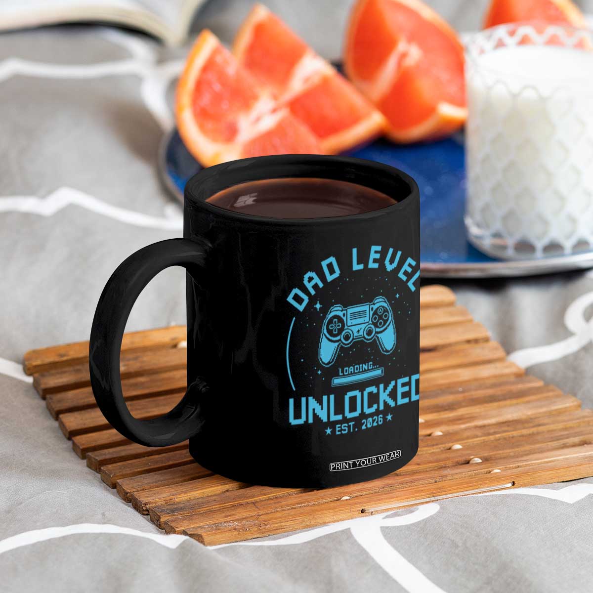 Promoted to Dad 2026 Coffee Mug New Dad Gifts for First Time Daddy Fathers Day TS10 Print Your Wear