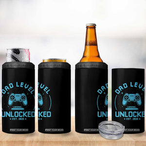 Promoted to Dad 2026 4 in 1 Can Cooler Tumbler New Dad Gifts for First Time Daddy Fathers Day TS10 Print Your Wear