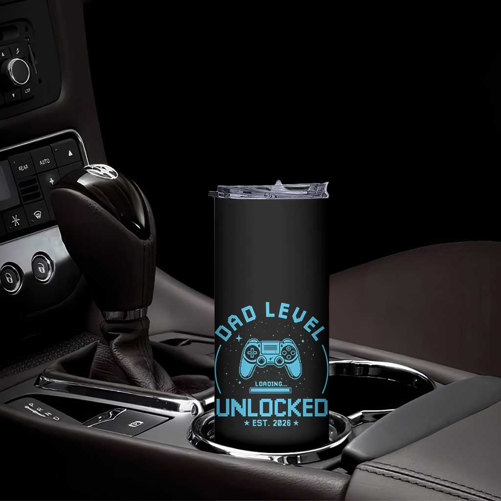 Promoted to Dad 2026 Skinny Tumbler New Dad Gifts for First Time Daddy Fathers Day TS10 Print Your Wear