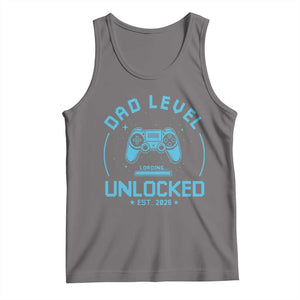 Promoted to Dad 2026 Tank Top New Dad Gifts for First Time Daddy Fathers Day TS10 Deep Heather Print Your Wear
