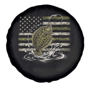 Flounder Fishing Camouflage American Flag Spare Tire Cover Patriotic Flatfish Angler Gift Saltwater Fishing Lovers