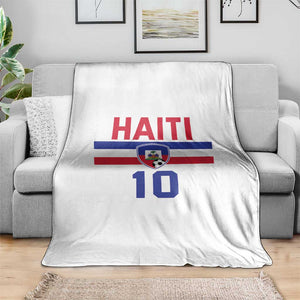 Haiti Haitian Flag Throw Blanket Proud Haitienne Cheer Country Favorite Spirit Game Caribbean Souvenir