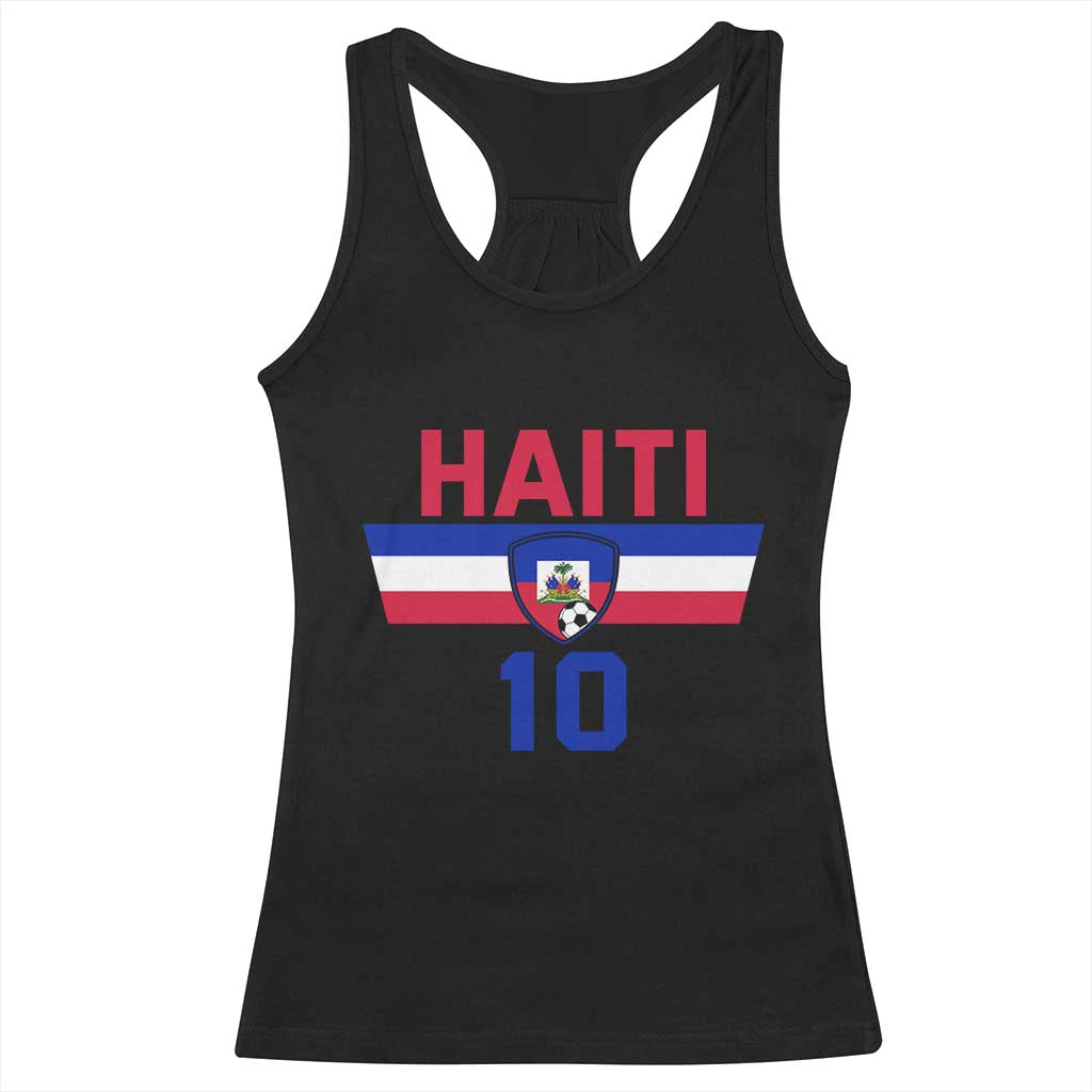 Haiti Haitian Flag Racerback Tank Top Proud Haitienne Cheer Country Favorite Spirit Game Caribbean Souvenir