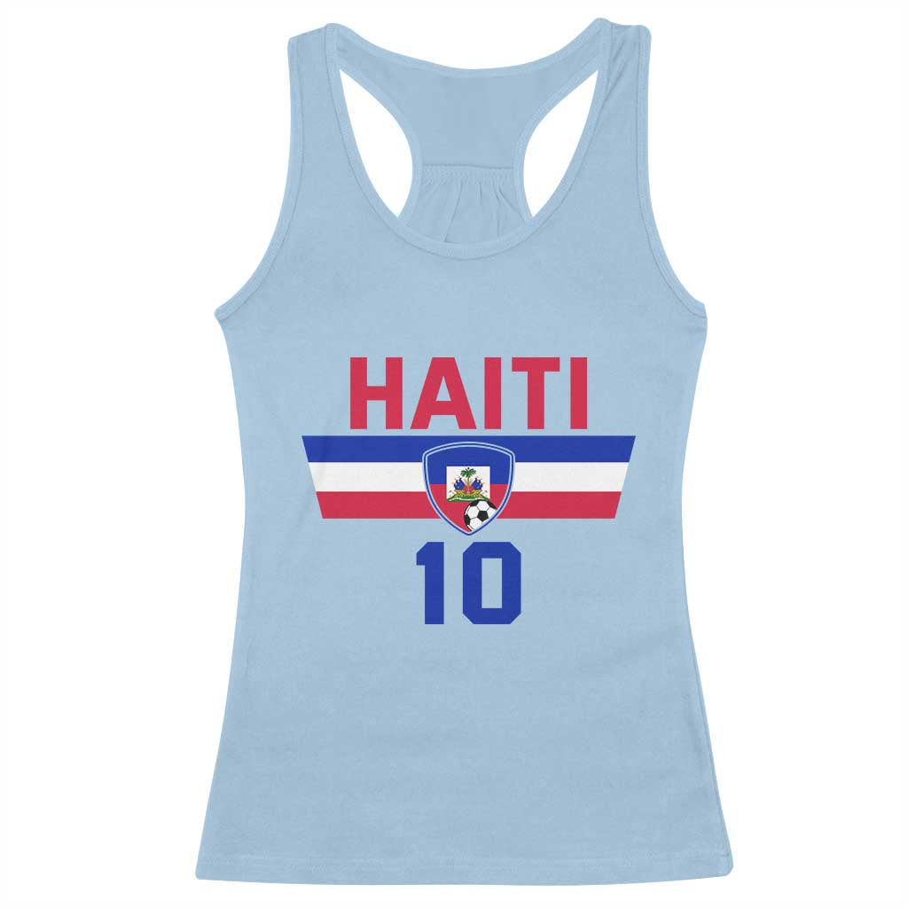 Haiti Haitian Flag Racerback Tank Top Proud Haitienne Cheer Country Favorite Spirit Game Caribbean Souvenir