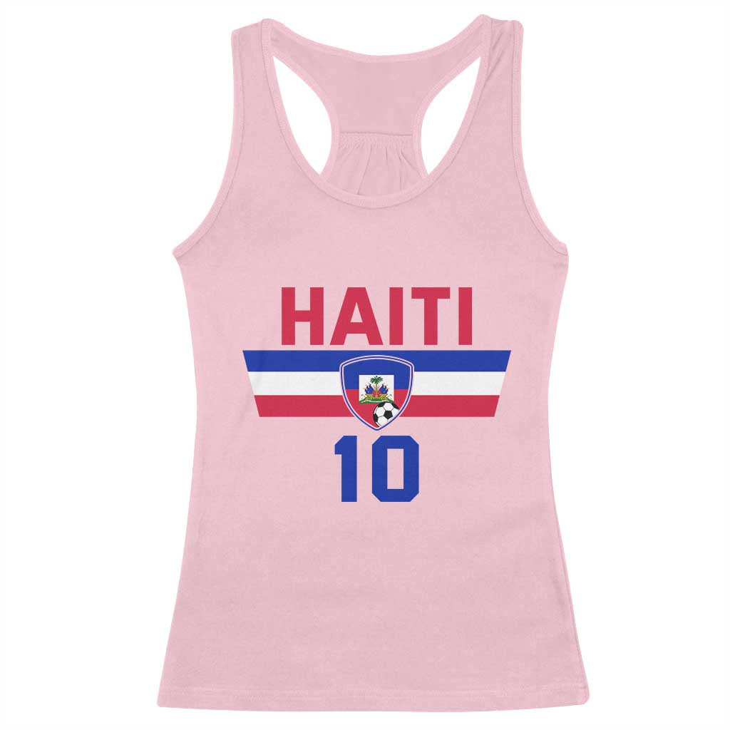 Haiti Haitian Flag Racerback Tank Top Proud Haitienne Cheer Country Favorite Spirit Game Caribbean Souvenir