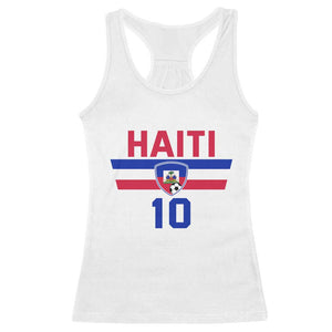 Haiti Haitian Flag Racerback Tank Top Proud Haitienne Cheer Country Favorite Spirit Game Caribbean Souvenir