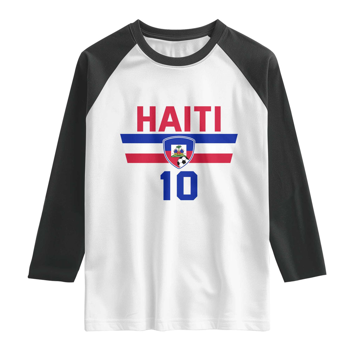 Haiti Haitian Flag Raglan Shirt Proud Haitienne Cheer Country Favorite Spirit Game Caribbean Souvenir